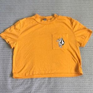 Volcom cropped tee